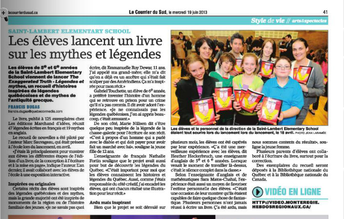 Livre_st-Lambert2013_Courrier du Sud